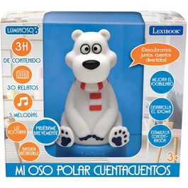 Oso 3D Luz nocturna contandor de historias