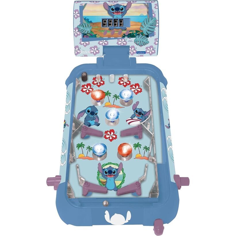 Juego Pinball de mesa electronico Stitch Disney