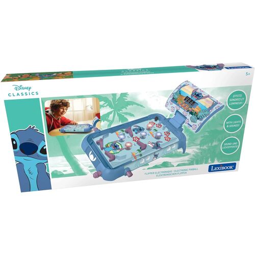 Juego Pinball de mesa electronico Stitch Disney