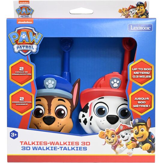 Walkie Talkie 3D Patrulla Canina Paw Patrol