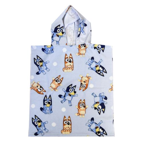 Poncho toalla Bluey microfibra