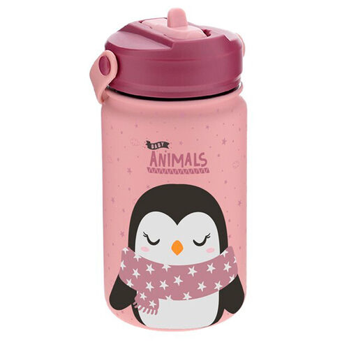 Cantimplora acero inoxidable Pingüino 330ml