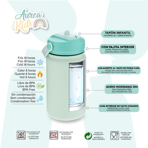 Cantimplora termica Cachorro Menta 330ml