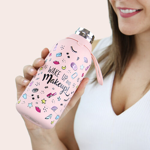 Botella termica Wake Up and Makeup 500ml