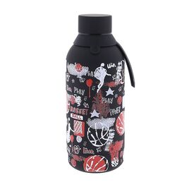 Botella termica Black Basketball 500ml