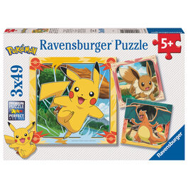 Pokemon puzzle 3x39pcs