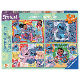 Puzzle Stitch Disney 4x100pzs