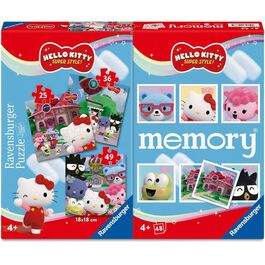 Multipack memory + 3 puzzles Hello Kitty