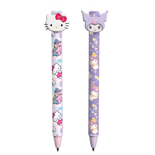 Boligrafo borrable Kuromi Hello Kitty surtido