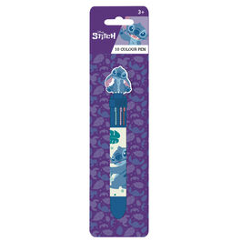 Boligrafo 10 colores Stitch Disney