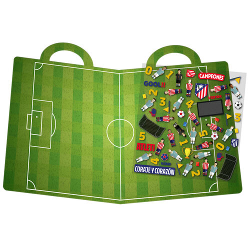 Libro de Pegatinas Reutilizables 3D Estadio Atletico de Madrid