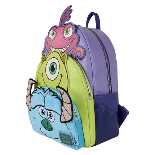 Loungefly Disney Pixar Monsters INC Mike Sully and Randall backpack 31cm