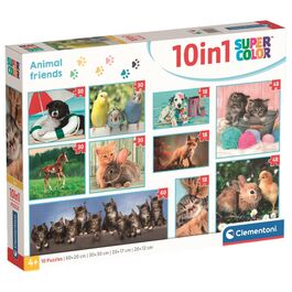 Puzzle Animales Amigos 18+30+48+60pzs