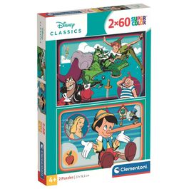 Puzzle Classic Disney 2x60pzs