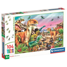 Puzzle Tierra de Dinosaurios 104pzs