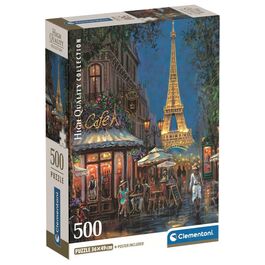 Puzzle Night at the Eiffel Cafe High Quality 500pzs