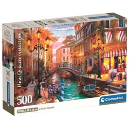 Puzzle Sunset Over Venice High Quality 500pzs