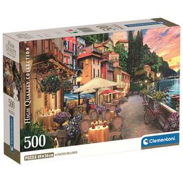 Puzzle Lake Como High Quality 500pzs