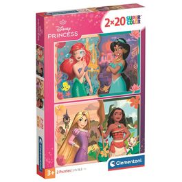 Puzzle Princesas Disney 2x20pzs