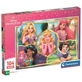 Puzzle super Princesas Disney 104pzs