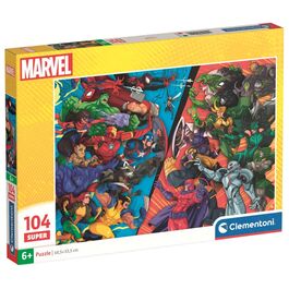 Puzzle super Heroes vs Villanos Marvel 104pzs