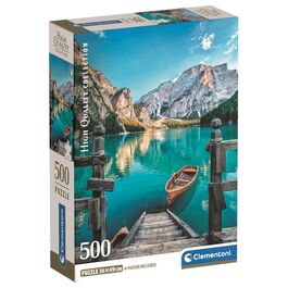Puzzle Braies Lake High Quality 500pzs