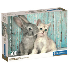Puzzle Cat Bunny High Quality 500pzs