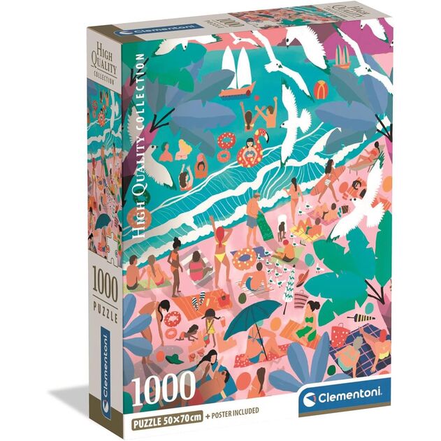 High Quality Sunday at the Beach puzzle 1000pcs