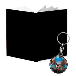 Cuaderno con luz + Llavero metalico Bienvenidos a Derry IT