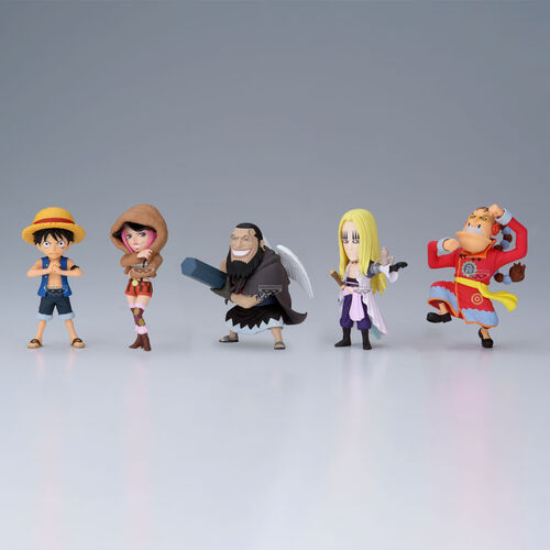 Figura world collectable Sabaody Island the Worst Generation One Piece 8cm surtido