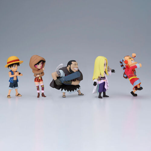 Figura world collectable Sabaody Island the Worst Generation One Piece 8cm surtido