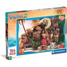 Disney Vaiana Moana 2 super puzzle 104pcs