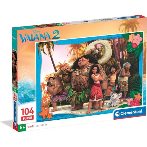 Puzzle super Vaiana 2 Disney 104pzs