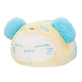 Peluche Pastel Panda Blue Nemuneko Cat 33cm
