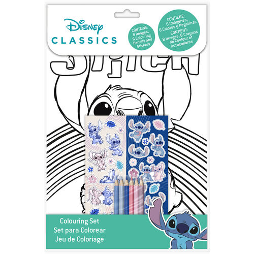 Set Colorear Stitch Disney