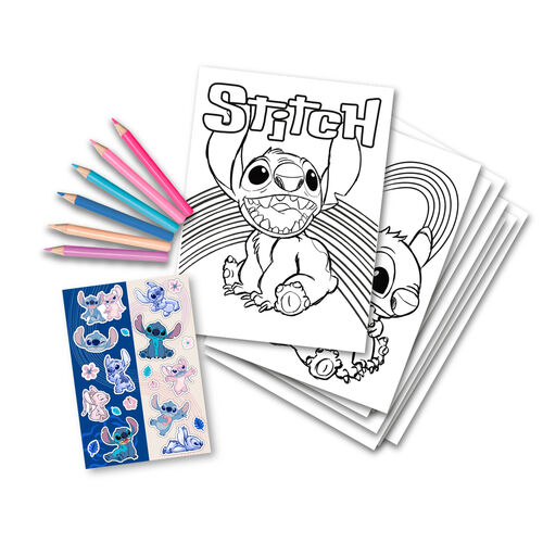Set Colorear Stitch Disney