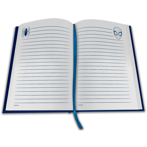 Marvel Spiderman Notebook with clock
