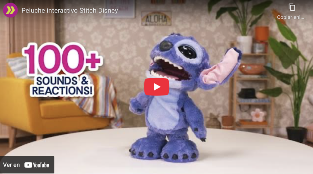Disney Stitch Interactive plush toy
