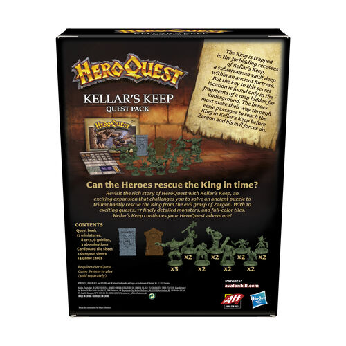 Expansion Juego de mesa Torreon de Kellars Heroquest ingles