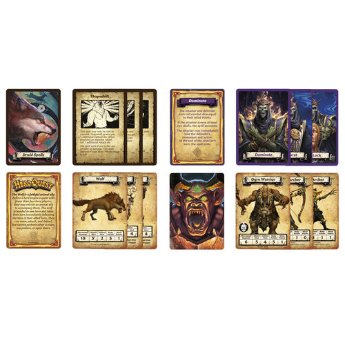 Expansion Juego de mesa Contra la Horda de Ogros Heroquest ingles
