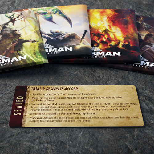 Expansion Juego de mesa La Llamada del Destino Talisman Alianzas ingles