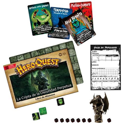 Expansion Juego de mesa La Cripta de la Oscuridad Pertetua HeroQuest español