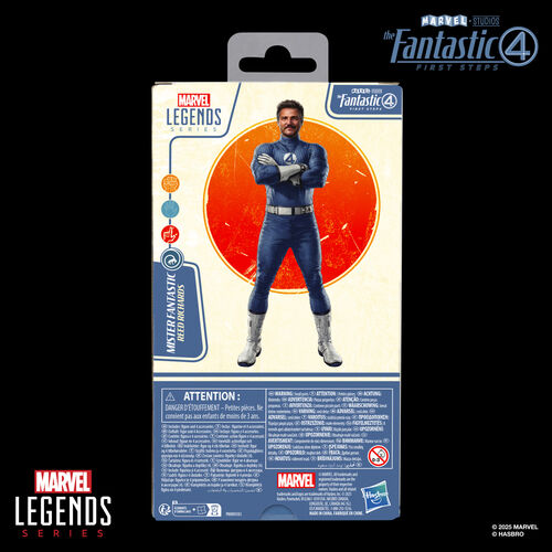 Figura Mister Fantastic Los 4 Fantasticos Marvel 15cm