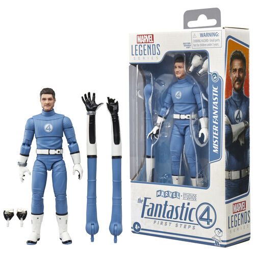 Figura Mister Fantastic Los 4 Fantasticos Marvel 15cm