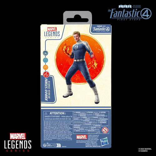 Figura Johnny Storm Los 4 Fantasticos Marvel 15cm