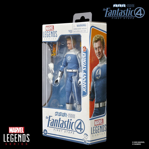 Figura Johnny Storm Los 4 Fantasticos Marvel 15cm