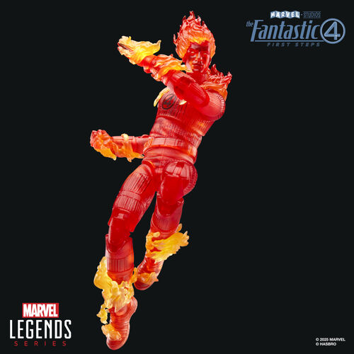 Figura Antorcha Humana Los 4 Fantasticos Marvel 15cm