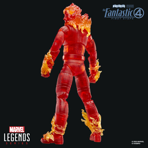 Figura Antorcha Humana Los 4 Fantasticos Marvel 15cm
