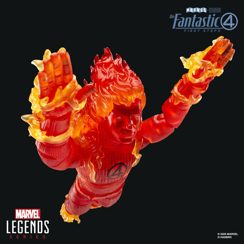 Figura Antorcha Humana Los 4 Fantasticos Marvel 15cm