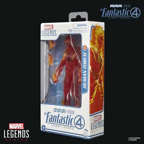Figura Antorcha Humana Los 4 Fantasticos Marvel 15cm